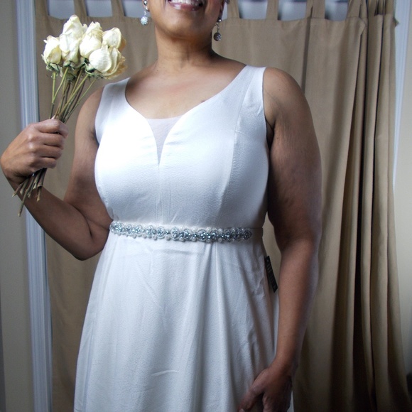 NWT Torrid IVORY JACQUARD SWEETHEART WEDDING GOWN Sz 12W - Picture 4 of 15